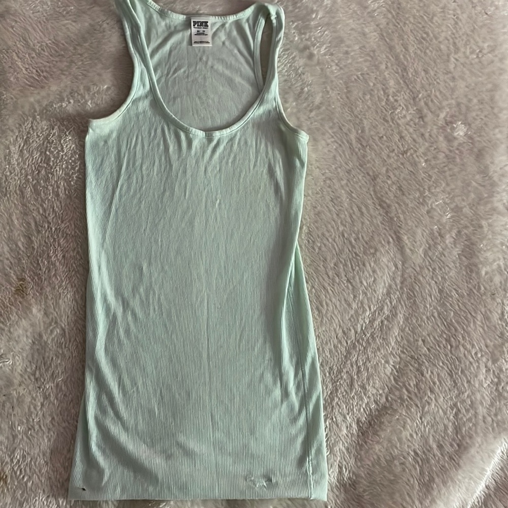 blue PINK tank top